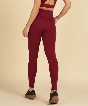 Utility Leggings - Maroon